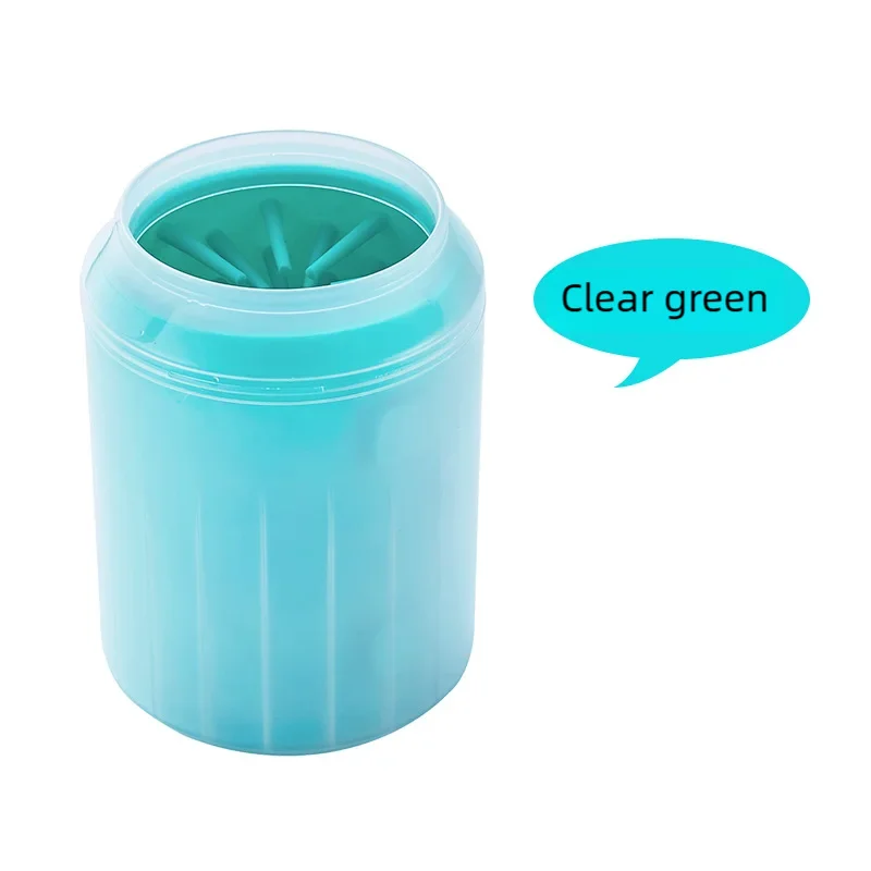 Dog Paw Cleaner Cup Soft Silicone Combs Portable Outdoor Pet Foot Washer Paw Clean Brush Quickly Wash Foot Cleaning Bucket