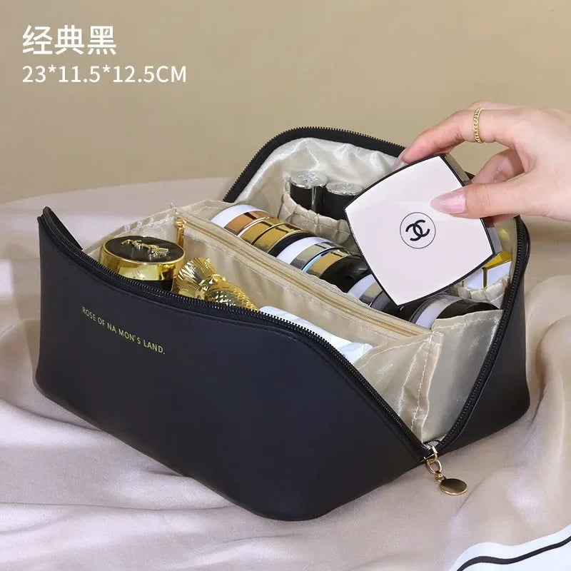 Makeup Organizer Female Toiletry Kit Bag Make Up Case Storage Bags Pouch Luxury Lady Box Portable Zip Cosmetic Bag for Travel