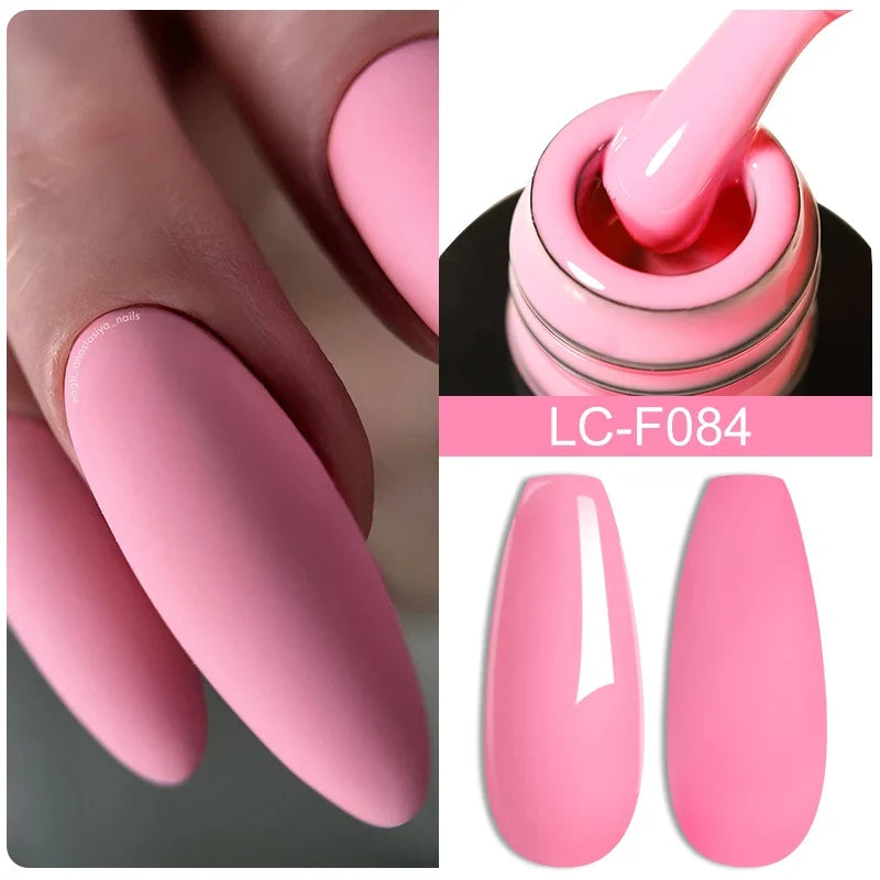 LILYCUTE Milky White Gold Sequins Quick Extension Rubber Base Gel Nail Polish Glitter Extend Construct Hard Gel Nail Art Varnish