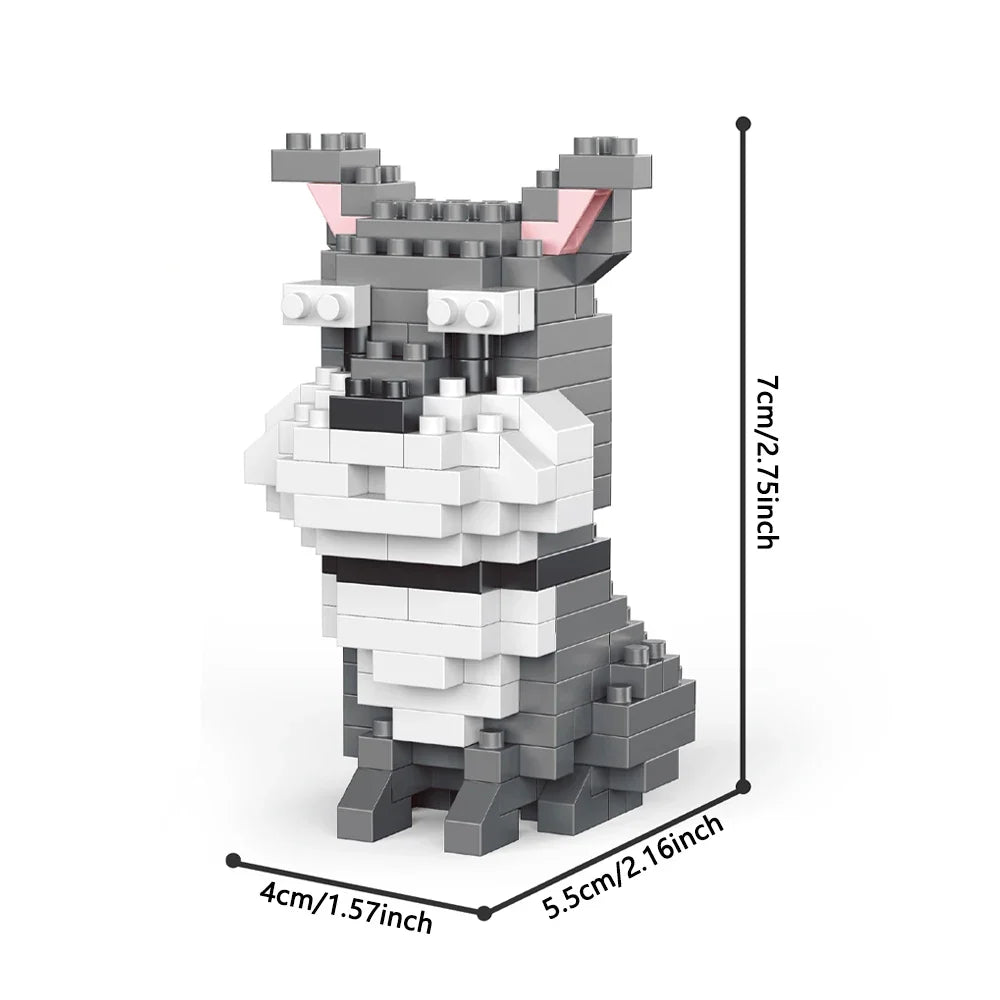 Variety Styled Cute Pet Dog Micro Mini Building Blocks Toys: Ideal Gifts, Keepsakes, Unleash Your Love for Pets and Creativity
