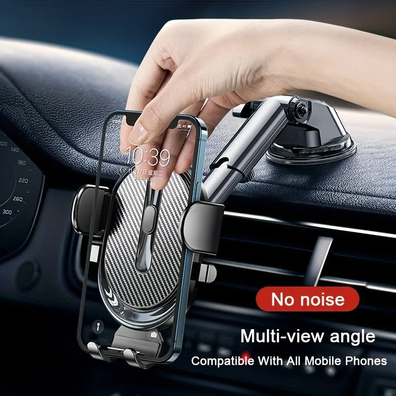 Upgrade Version Universal Car Mobile Phone Holder Multi-Functional Universal Air Vent Mount Sucker Bracket Car Smartphone Holder