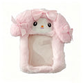 Japanese Style Sanrio Plush Card Holder, Cute Cartoon Campus Card Case for Students Portable Card Protector