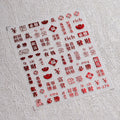 Golden Lucky Cat Nail Art Decorations Stickers Good Luck Gong Xi Fa Cai 5D Self Adhesive Nail Decals Wholesale Dropshipping