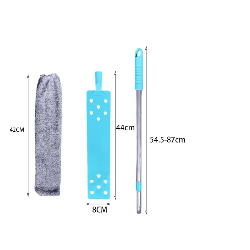 Long Handled Mop Floor Cleaning Mop Bed Bottom Vacuum Cleaner Sofa Dust Brush Detachable Gap Cleaning Brush Cleaning Accessories