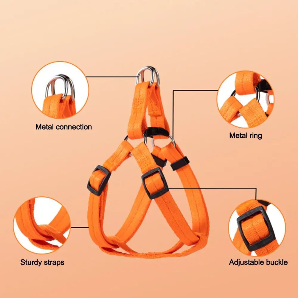 NEW Adjustable Dog Vest Harnesses Puppy Training Universal Pet Leash Breathable Cat Harness Pet Supplies