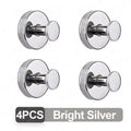 Suction Cup Hook Stainless Steel Punch-free Hooks Waterproof Wall Mount Strong Adsorption Hooks Reusable Kitchen Bathroom Hook