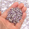 3*3mm Glass Flat Bottom Nail Drill Rhinestones Heart Shape Series Glitter Flatback Crystal For DIY Nail Art Drill Decoration