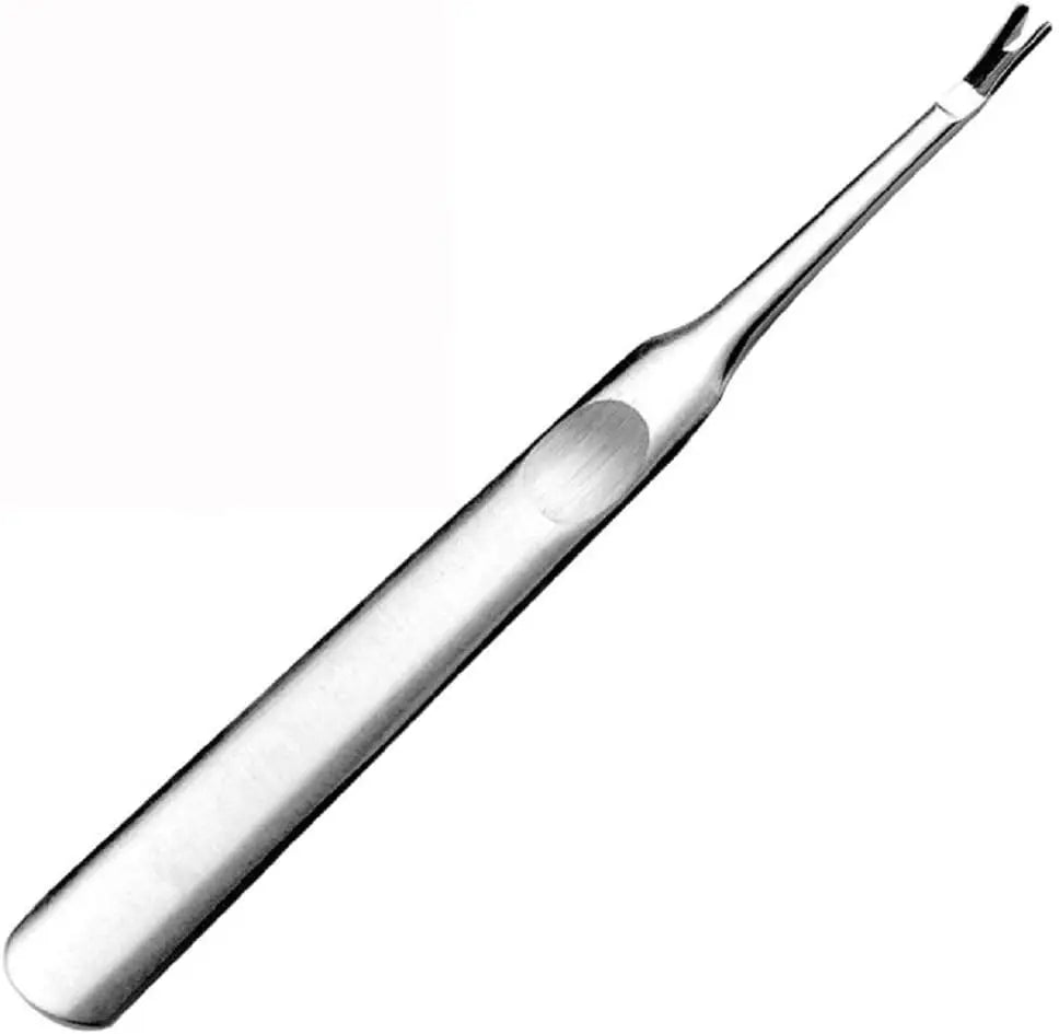 1Pc Cuticle Pusher Professional Stainless Steel Nail Cuticle Remover Callus Dead Skin Fork Nail Manicure Pedicure Tools