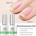 BORN PRETTY 10ml Clear Reinforcement Gel UV LED Soak Off Self Leveling Nail Strengthening Construction Repair Manicure DIY Salon