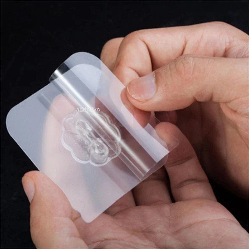 Transparent Self Adhesive Wall Hooks Heavy Duty Multi-Purpose Wall Hook Key Holder Towel Holder For Kitchen Bathroom Accessories