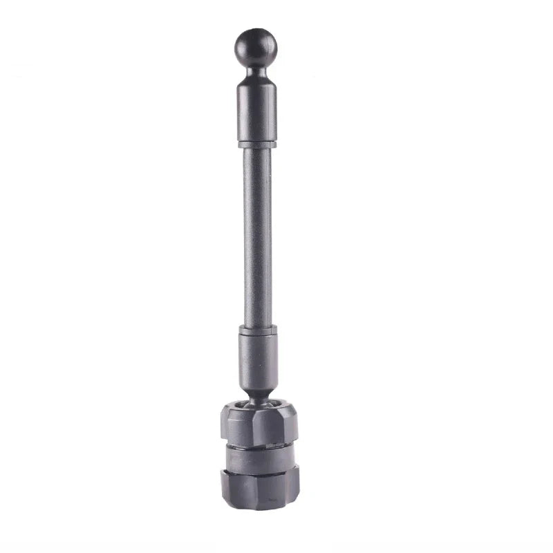 17mm Dual Ball Head Extension Rod Car Phone Mount Accessory Adjustable Bending Design for Vehicle Dashboard Mount