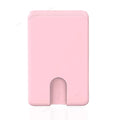 Mobile Phone Card Holder Stick on Anti Falling Credit Cardholder Easy Push 3M Adhesive Soft Silicone Phone Wallet Compatible