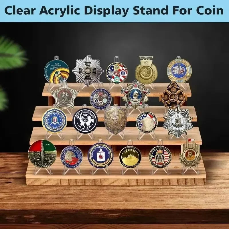 30-1PCS Acrylic Triangular Card Display Stand Mini Idol Photo Picture Holder Stands for Coin Sports Trading Cards Display Racks