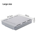 Adhesive Under Desk Drawer Organizer Hidden Table Storage Box Slide Out Tray Simple Sundries Cosmetics Stationery Organizer