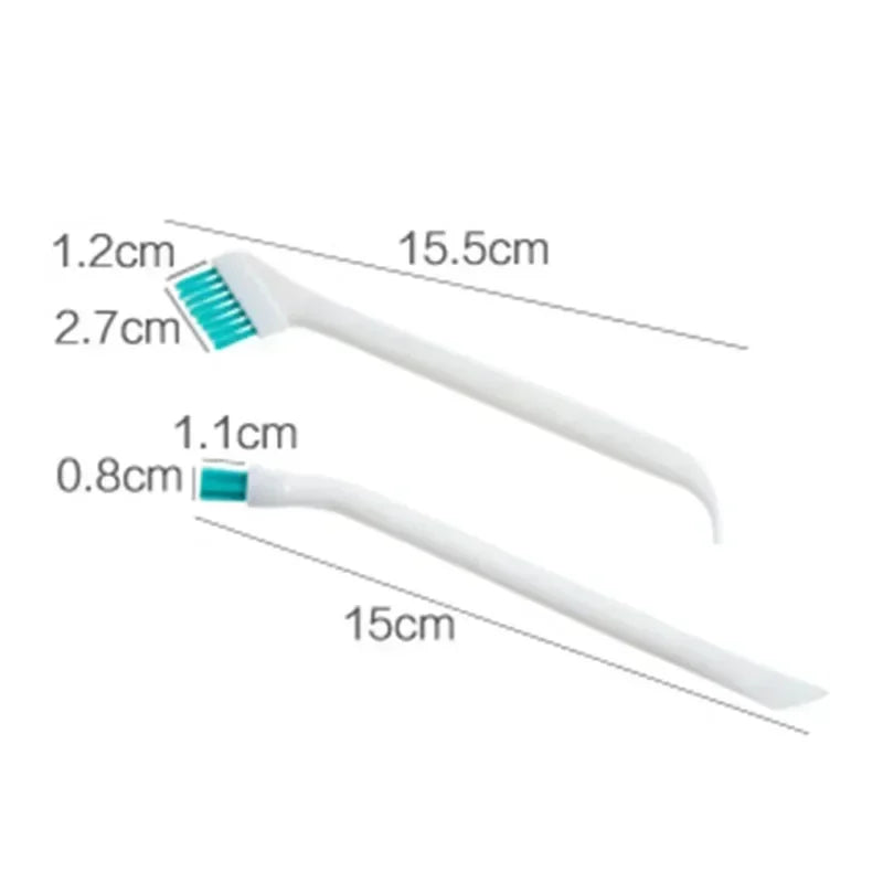 2Pcs/set Cleaning Narrow Brush Long Handle Portable Gap Baby Bottle Gap Cleaning Brush Household Kitchen Tool Small Brush