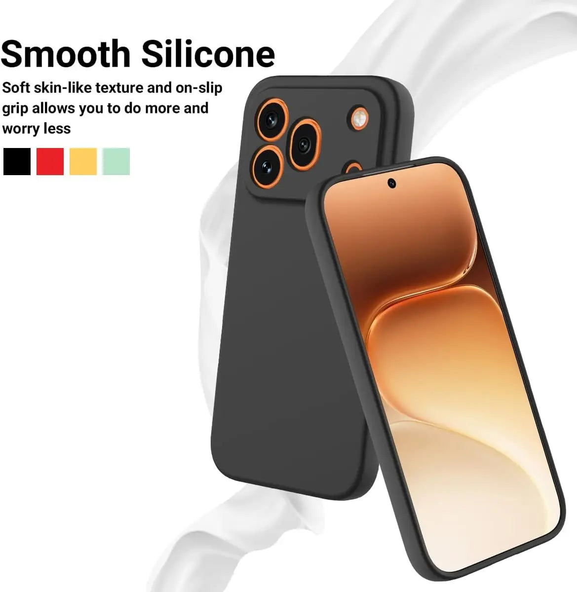 Fashion Solid Colour With Lanyard Shockproof Protective Liquid Silicone Phone Case For Honor 600 400 200 90 Pro Lite