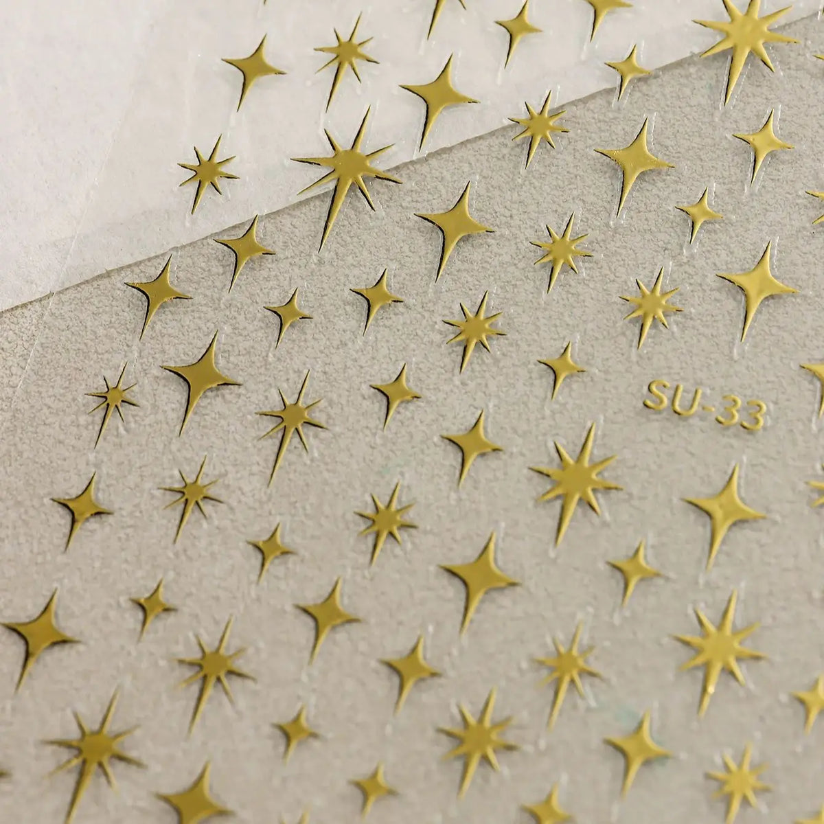 3D Metal Silver Starlight Nail Art Stickers Shiny 3D Laser Star Nail Decals 8*10cm Self-Adhesive Starlights Nail Supplies