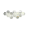 Hexagonal Mirror Wall Decals | Self-Adhesive 3D Acrylic Decorative Mirrors | Creative Wall Decals for Living Rooms and Bedrooms