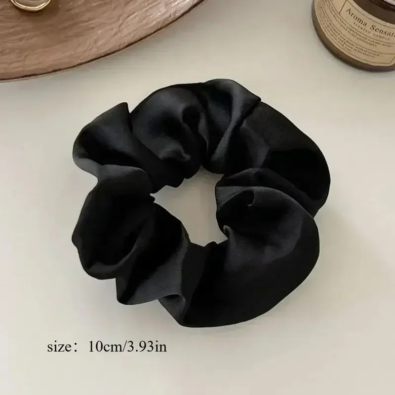 6 Pcs Satin Scrunchies Elastic Hair Bands Satin/Velvet Hair Ties Satin Hair Scrunchies for Frizz Prevention Polytail Holders,