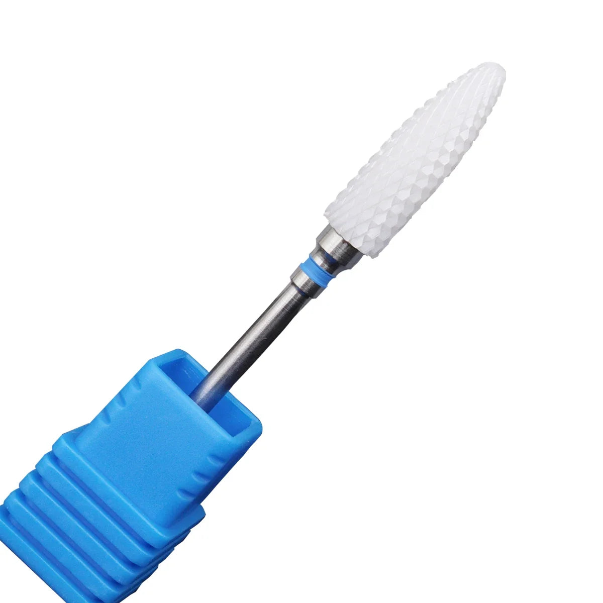 Long Ceramic Nail Drill Bit 3/32" Rotary Burr Bits For Manicure Pedicure Electric Drill Accessories Nail Tools Milling Cutt