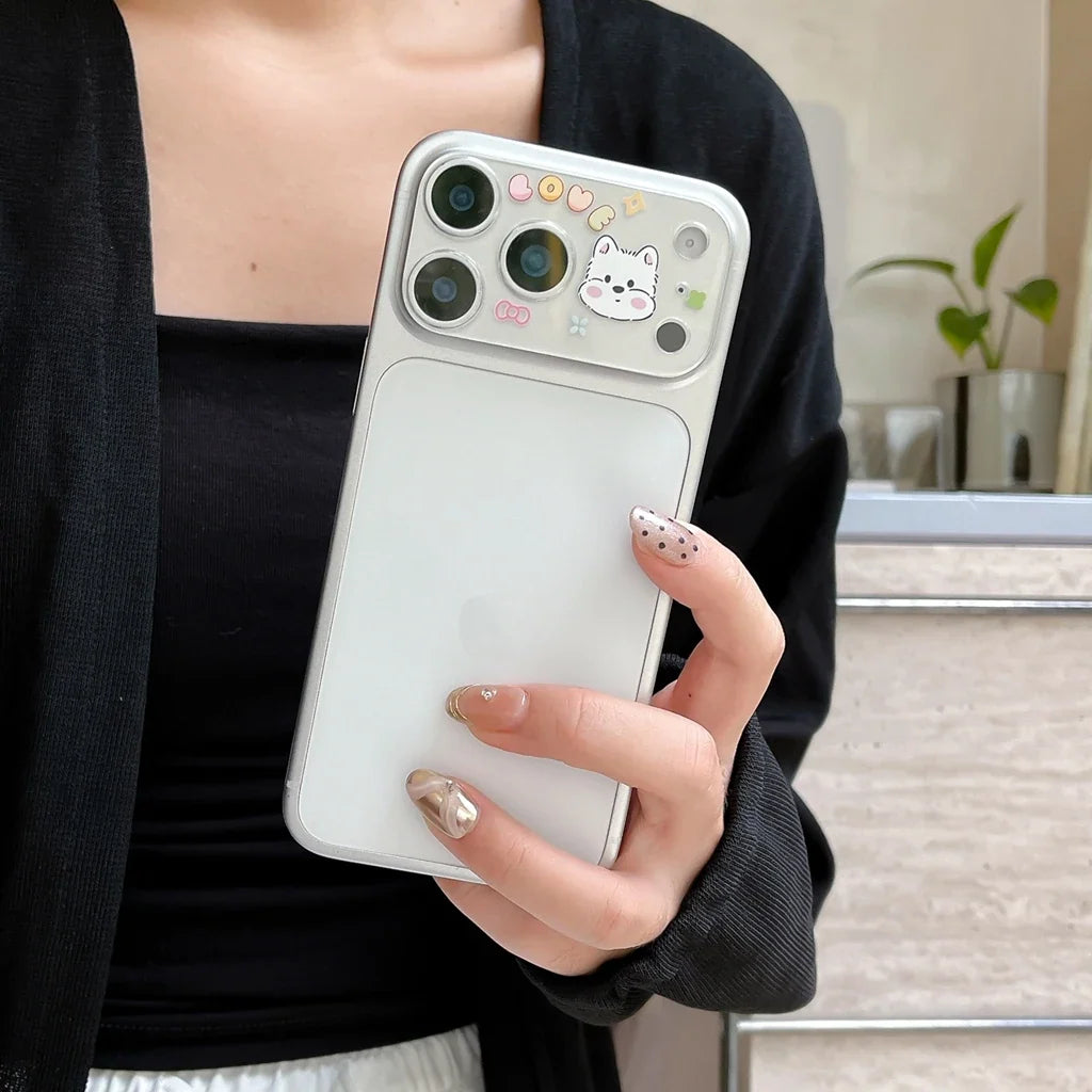 Funny Cute Dachshund Dog Puppy Series Lens Cover for iPhone 17 Pro 17 Pro Max Mobile Phone Camera Protectors