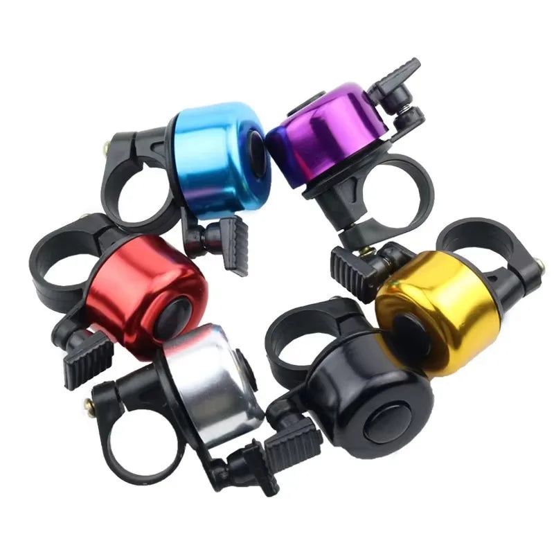 Colorful Aluminum Alloy Bicycle Bell Mini Handlebar Horn Loud Ring Bike Accessory for MTB Road City Cycling