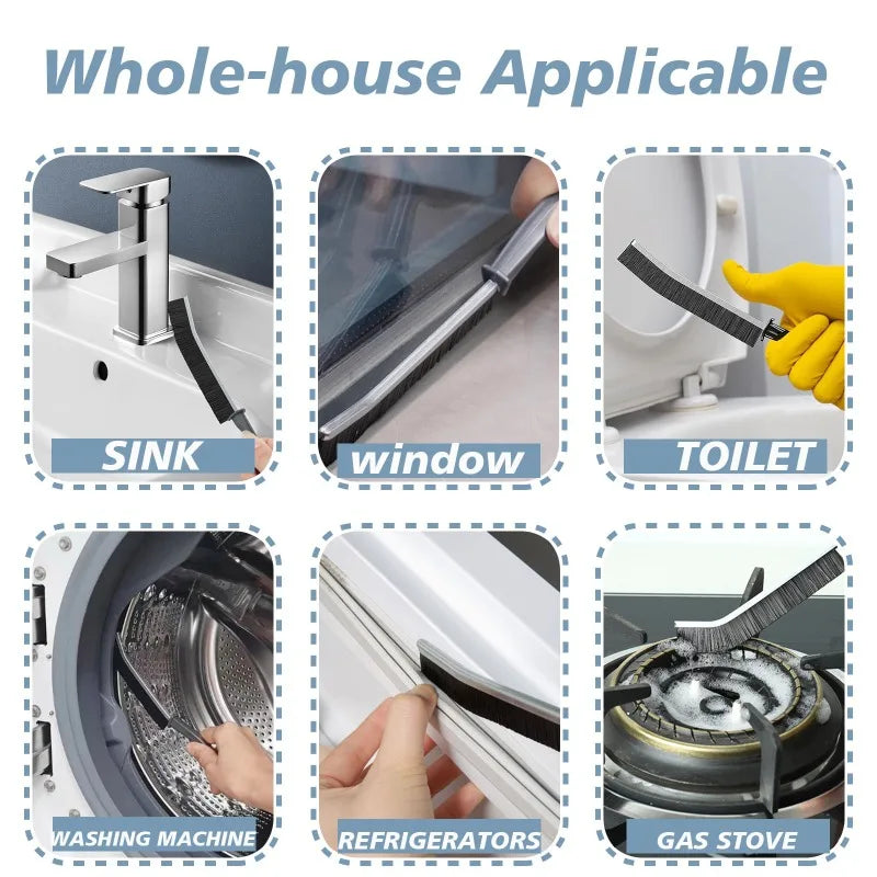 Durable Grout Gap Cleaning Brush Kitchen Toilet Tile Joints Dead Angle Hard Bristle Cleaner Brushes for Shower Floor Line