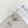 Cell Phone Ring Holder Stand Diamond Transparent Finger Grip Clear 360 Degree Rotation Kickstand Compatible iPhones