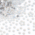 SS3-SS30 White Opal Rhinestone For Clothes Non-hotfix Wedding Accessories Sequin Applique Crystal Nail Rhinestones