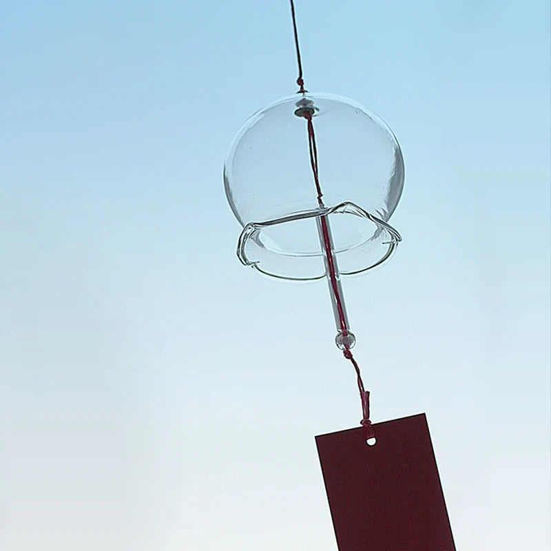 Japanese Style Glass Wind Chimes Outdoor Decorative Wind Bell Window Hanging Pendants Yard Garden Decoration Wind Chime