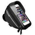 Bicycle Front Frame Touch Screen Waterproof Phone Bag for MTB Top Tube Pannier