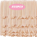 500/100Pcs Orange Wood Sticks for Nails BULK Double Sided Cuticle Pusher Remover Nail Art Manicure Pedicure Tool for Manicure Pe