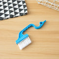 1/3pcs Multipurpose 2-in-1 Windows Gap Cleaning Brush & Flat Shovel, Household Cleaning Tool for Kitchen, Bathroom, Toilet