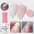 Groillim Hypoallergenic Fiber Base Gel - Fast-Curing Nail Gel, Formaldehyde-Free, Transparent Activator, Removable, Suitable for