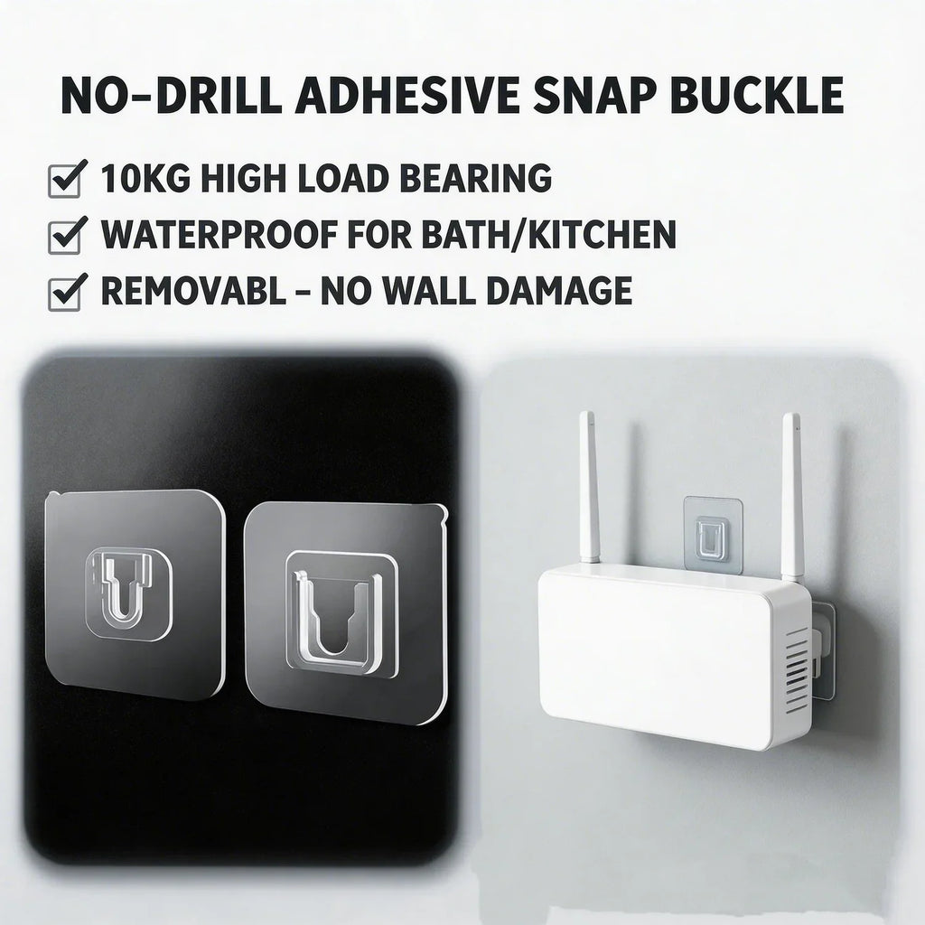 Double-Sided Self Adhesive Wall Hooks Strong Sticky Transparent Traceless Kitchen Bedroom Wall Hook Storage Holders Storage