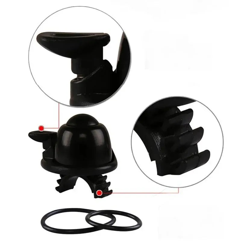 Bicycle Bell Aluminum Alloy Loud Horn Cycling Handlebar 360 Rotation Adjustment Alarm MTB Road Bike Bell Bicycle Parts