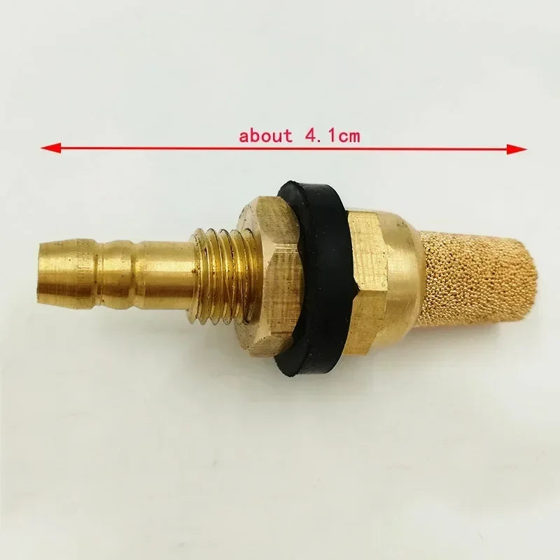 1Pcs 4MM Fish Tank Mini Air Tube Air Pump Aquarium Copper Air Bubble Stone Aquariums Accessories