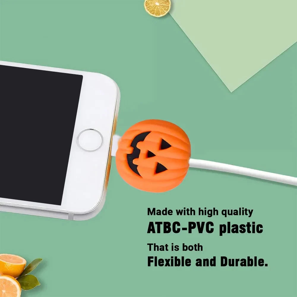 1pcs Fruit Shape Cable Protector Protective Sleeve Cute Anti-breakage Data Line Mobile Phone Charging Cable Protector For iphone