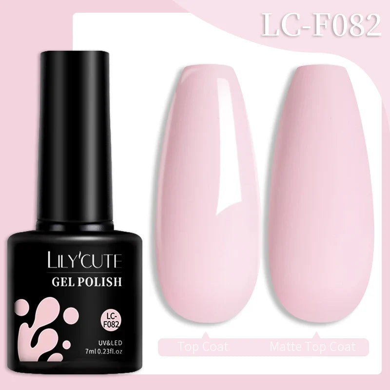 LILYCUTE 7ml Reflective Glitter Nail Gel Polish Effect Sparkling Soak Off Gel Semi Permanent For Manicure Nail Art UV Nail Gel