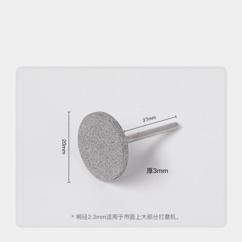 Metal Nail Polishing Removal Head Diamond Electric Nail Drill Bit Disc Grinding Burr T Mills Grinder Cuticle Cutter Art Tools