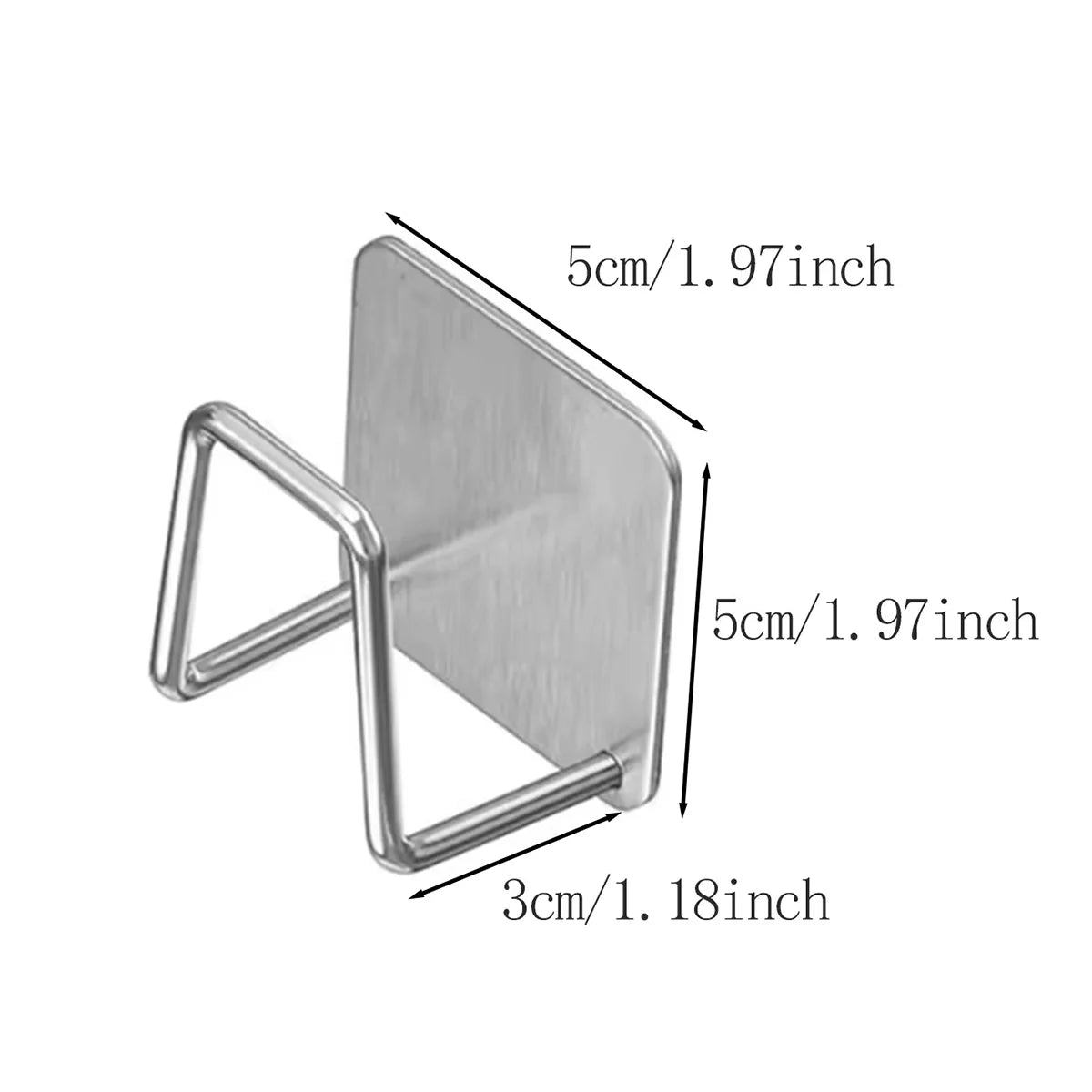 Stainless Steel Sink Sponge Holder Sponge Steel Ball Paste Inner Wall of Sink Kitchen Utensils