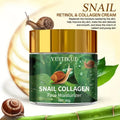YUITIKUE 96% Snail Mucin Cream 60g - Retinol & Collagen, Lift & Moisturize, Reduce Wrinkles, Smooth & Firm Skin, Fast Results