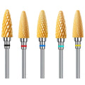 1 PC or 5 PCS Ceramic Nail Drill Bits, Suitable for Manicures, Pedicures, Gel Polishing, and Cuticle Care.