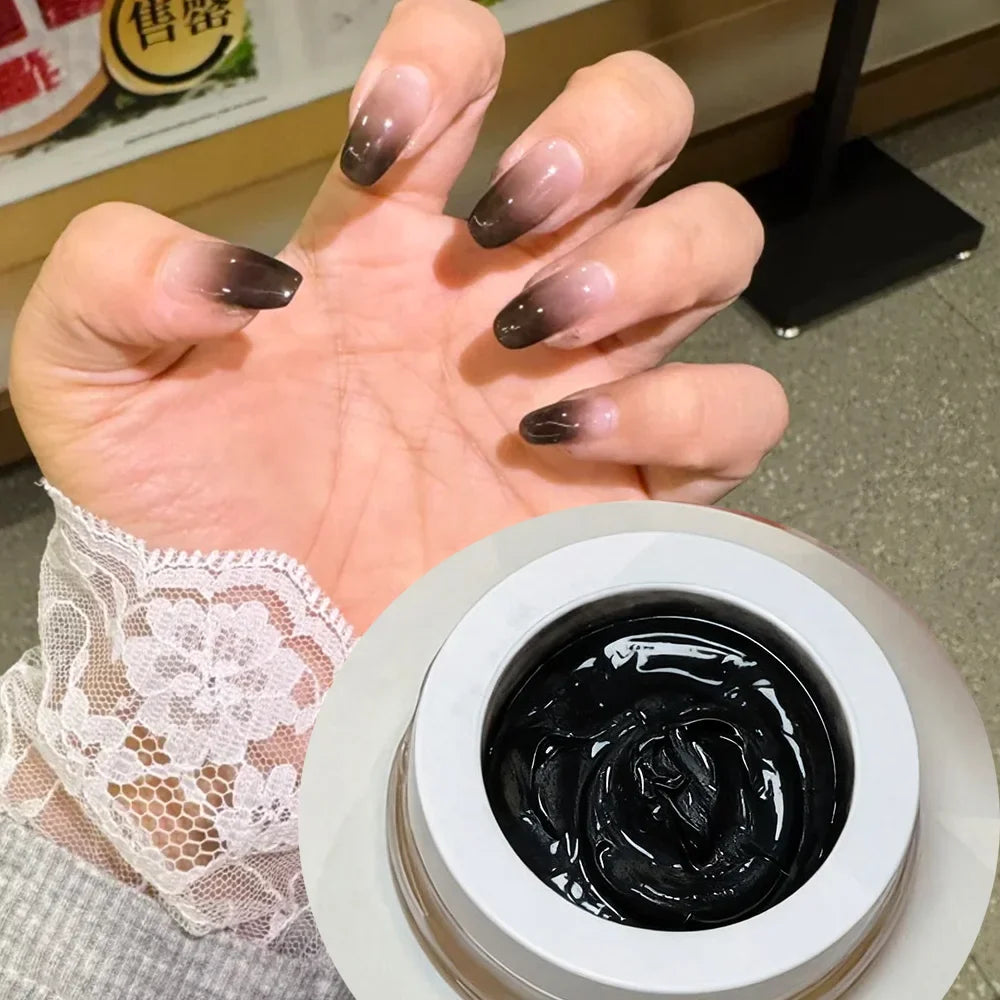 1Pc Pink/White/Black Air Cushion Nail Art Pat Glue High Saturation Nail Polish Pat Painting Gel Soak Off UV LED Manicure Varnish