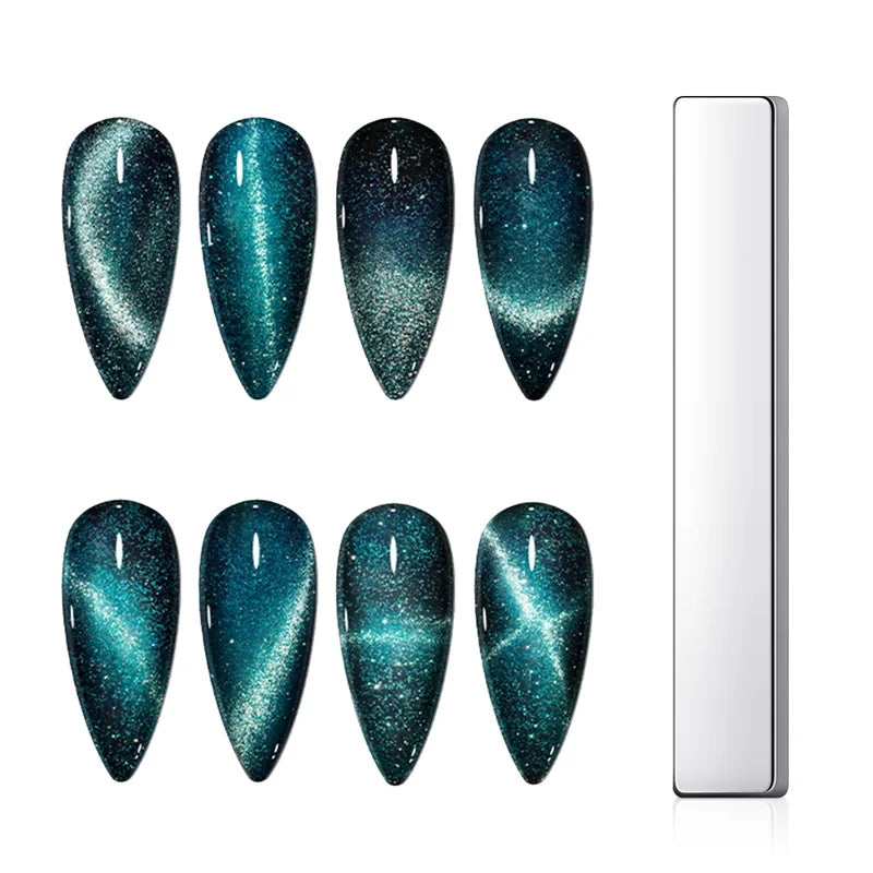 1Pcs Superconducting Magnetic Cat Eye Nail Tool Love Magnet with Special Nail Oil Glue for Salon-quality Nail Care at Home