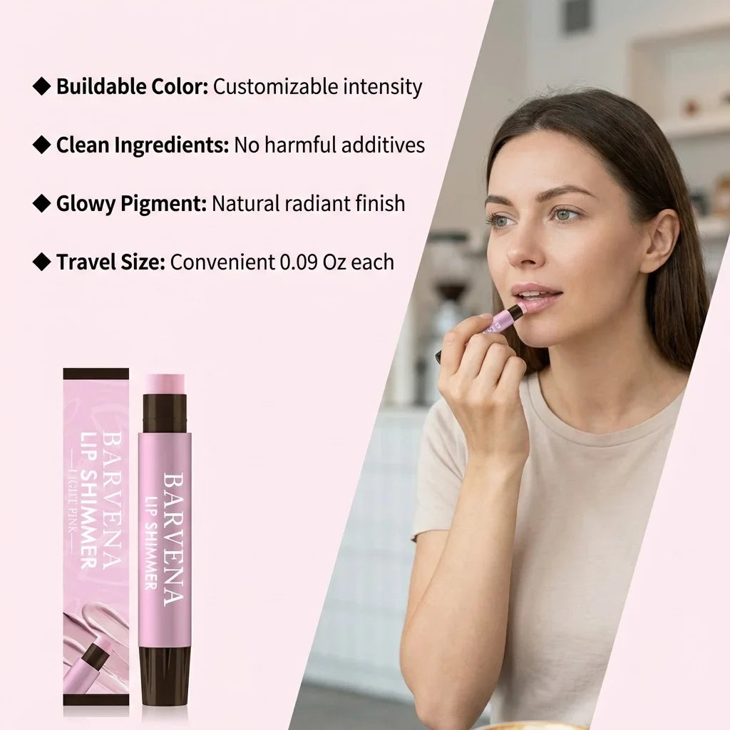 Moisturizing Lipstick Lip Gloss Plumper Shimmer Smoothing Repair Cracked Reduce Lip Dry Lines Soothing Nourishing Lip Balm Stick