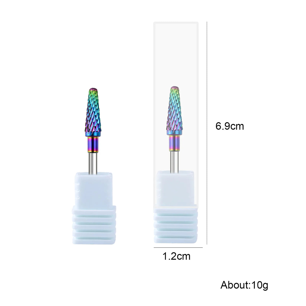 Tungsten Carbide Nail Drill Bits, Suitable For Removing Acrylic And Gel Nails, Professional Electric Manicure And Pedicure Tool.