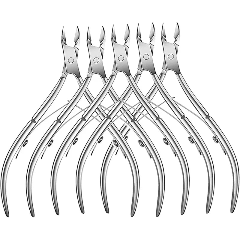 Professional Cuticle Cutter Nail Nippers Scissors Manicure Pusher Pedicure Tong Dead Skin Remover Nail Cuticle Regrowth Tool