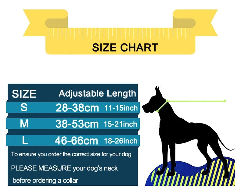Martingale Dog Collar for Small to Large Breeds, Adjustable Heavy Duty Nylon Half Choking Training Collar for Pulling Dogs