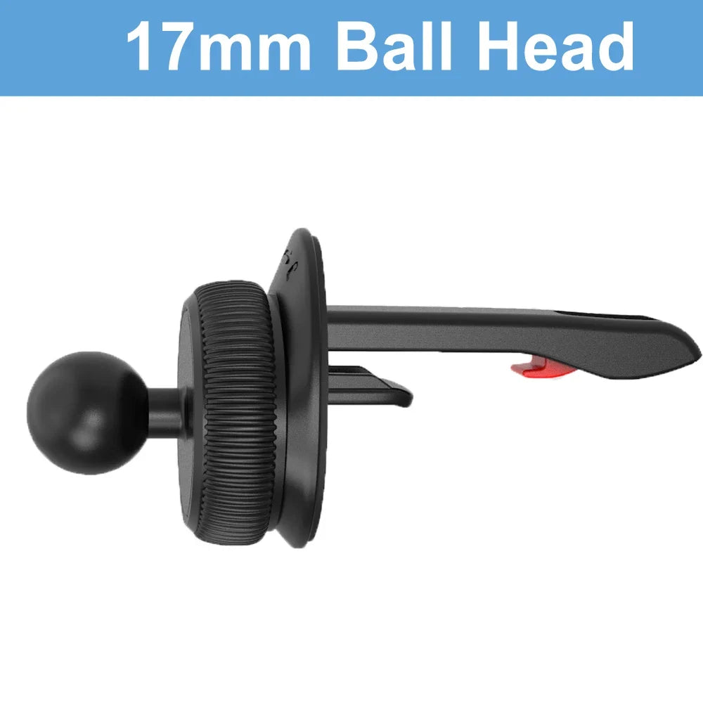 17mm Ball Head Base for Car Phone Holder Universal Car Air Vent Mobile Phone Stand GPS Bracket Car Air Outlet Clip Accessories